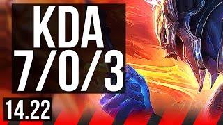 AATROX vs SINGED (TOP) | Godlike | KR Diamond | 14.22