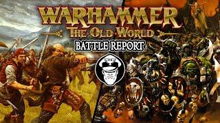 Empire of Man Vs Orcs & Goblins | Warhammer Old World Battle Report!