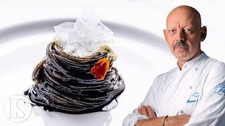 Black Spaghetti (Cuttlefish Ink) in an Italian Michelin Restaurant with Gianfranco Pascucci