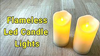 Waterproof Flameless Battery Operated Candles with Remote & Timer | gracieshotstuff