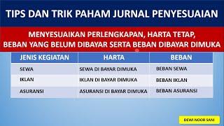 JURNAL PENYESUAIAN -Tips dan Trik Memahami dengan Cepat