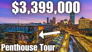 South End Penthouse Tour | $3.5 Million Boston Condo