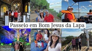 Visit to the sanctuary/ boat trip on the São Francisco River/ we went out for a snack/ we went up...