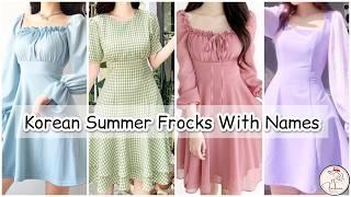 Korean Frocks with names/Korean one piece dress with name/Korean maxi dress/Korean style dress names