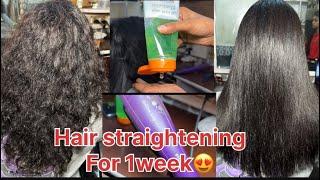 Tips & tricks to keep hair straight for 1 week for wedding & function/ hair straightening at home