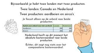 Algemene economie - comparatieve kosten berekenen