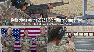 1st Lt. Jessica Romero reflects on her CIOR MILCOMP experience.