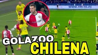 ️GOLAZO DE CHILENA de SANTIAGO GIMENEZ hoy con FEYENOORD vs Fortuna Sittard