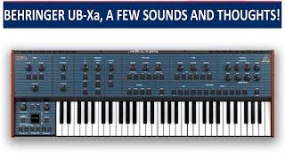 Behringer UB-Xa Demo Sounds & My Thoughts