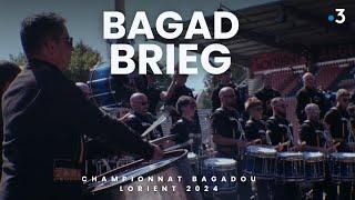 Bagad Brieg (Briec) au championnat 2024 des bagadoù de Lorient