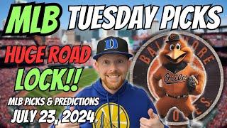 HUGE MLB LOCK!! MLB Picks Today 7/23/2024 | Free MLB Picks, Predictions & Sports Betting Advice