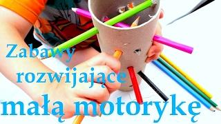 ZABAWY DLA DZIECI rozwijające małą motorykę, pomysły na zabawy w domu, Fine Motor Skills for kids.