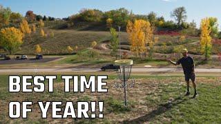 The MOST BEAUTIFUL Time Of Year For Disc Golf!!