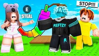 Stealing RARE FRUITS from my BROTHERS in Grow a Garden!