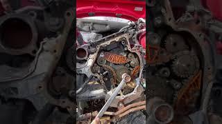 2.0t Audi VW timing balance shaft chain before removing / installing links