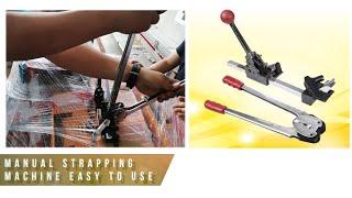 HOW TO USE MANUAL STRAPPING MACHINE