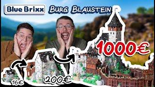 Unser größtes Klemmbaustein-Set - Burg Blaustein in allen Ausbaustufen