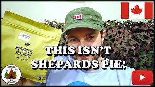 The Canadian IMP 20 Ration Pack - This isn't Shephard's pie!