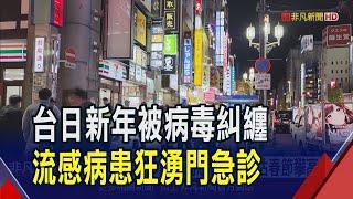 流感升溫! 就診數單周恐破10萬 估春節攀高峰 跨年假期出國當心 新冠.流感雙疫情夾擊日本｜非凡財經新聞｜20241225