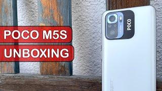 Poco M5S Unboxing - AMOLED, 64MP, Helio G95 ab u. 200€