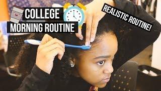 MY COLLEGE MORNING ROUTINE! 2017