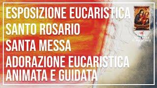 08/10/20 Ore 18:15  Santo Rosario 19:00 Santa Messa 20:00 Adorazione Eucaristica