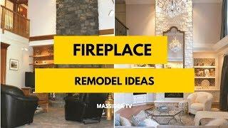 60+ Best Fireplace Remodel Ideas Before and After 2018