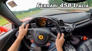 2011 Ferrari 458 Italia - 9,000 RPM Screaming Italian V8 Supercar!  (POV Binaural Audio)