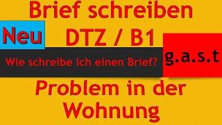 DTZ B1 | Brief / E-Mail schreiben | Problem in der Wohnung #dtz #dtzb1 #briefschreiben #deutschb1