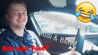 #HeyMercedes vs. BMW & Audi | Echt oder Fake?