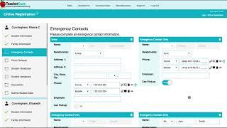 TeacherEase Online Registration Parent Tutorial