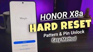 Honor X8a (CRT-LX2) Hard Reset || Honor X8a K lock kaise tode