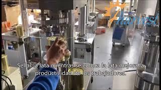 401 # Equipo de sellado de latas de sellador semiautomático de alimentos enlatados,Máquina selladora