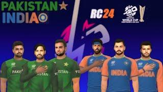 PLAYING T20 WC 24 In RC24 | With Official Jerseys | IND vs PAK 