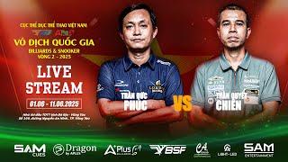 Trần Quyết Chiến (TPHCM) - Trần Đức Phúc (Khánh Hoà) Bida 3 Băng Vô Địch Quốc Gia Aplus Table