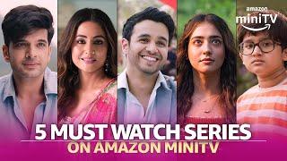 Top 5 Latest Hindi Web Series On Amazon miniTV 2024 | Hina Khan, Karan Kundrra, Ritvik Sahore