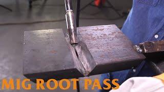 MIG Root Pass | 1” Plate #shorts