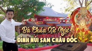 Sự tích Núi Sam Châu Đốc, Phát hiện bệ đá sa thạch Bà Chúa Xứ Châu Đốc An Giang ngự, Đỉnh Núi Sam