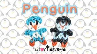 Penguin Charm / Mini Figurine Rainbow Loom Tutorial | How To