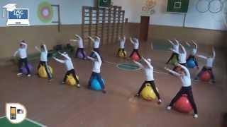 Використання технології "Фітбол" (фрагмент уроку)