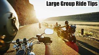 Top 5 Tips For LARGE Group Rides | Motorcycle Riding Tutorials