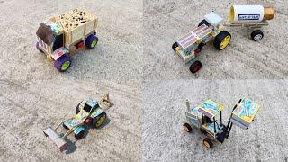 4 Amazing DIY | Matchbox TOY Vehicles You Can Make at Home | Awesome DIY Ideas | DC motor Project