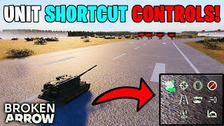 BROKEN ARROW: UNITS SHORTCUT CONTROLS (BEGINNER'S GUIDE)