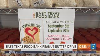 Tyler, Longview mayors compete in peanut butter drive to help East Texas Food Bank