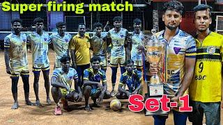 50000rs match set-1 | Sugandhara paravai vs Bharathi Dasan | Spider Club match | Mr Love Volleyball