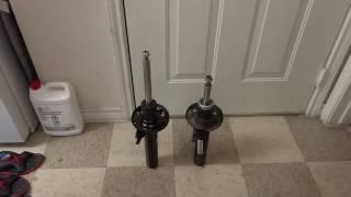 Compare Old vs New Struts - VW Jetta SportWagen OEM SACHS vs NEW BILSTEIN PART II