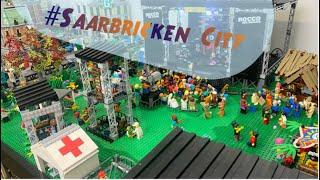 WELCOME TO SAARBRICKEN, GROSSES STADT MOC AUS KLEMMBAUSTEINEN