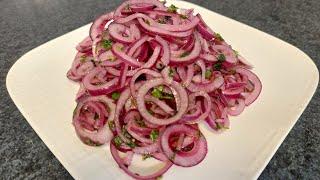 Köstlicher Zwiebelsalat zum Grill / Обалденный салат из лука к шашлыку #delicious #lecker #вкусно