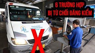 6 trường hợp ôtô bị từ chối đăng kiểm mà tài xế cần lưu ý