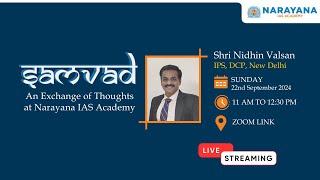 Samvad: An Exchange of Thoughts at Narayana IAS Academy